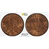 Image 1 : SWITZERLAND: GENEVA: Republic & Canton, AE centime, 1840, PCGS MS65 RB