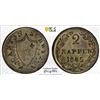Image 1 : SWITZERLAND: SCHWYZ: Canton, BI 2 rappen, 1845, PCGS MS65