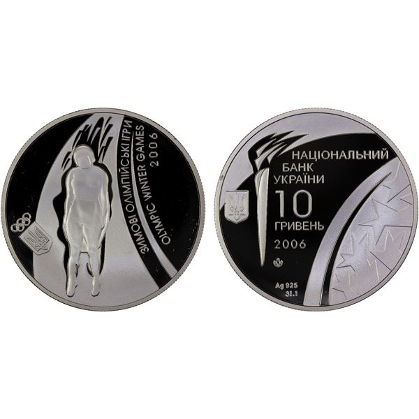 UKRAINE: Republic, AR 10 hryven, 2006, Proof