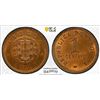 Image 1 : ANGOLA: Portuguese Colony, AE centavo, 1921, PCGS MS65 RB