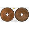 Image 1 : CONGO FREE STATE: Leopold II, 1885-1909, AE 10 centimes, 1888, PCGS MS65 BN