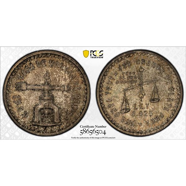 MEXICO: Estados Unidos, AR onza, 1949-Mo, PCGS MS65