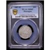 Image 2 : NICARAGUA: Republic, AR 20 centavos, 1887-H, PCGS MS63