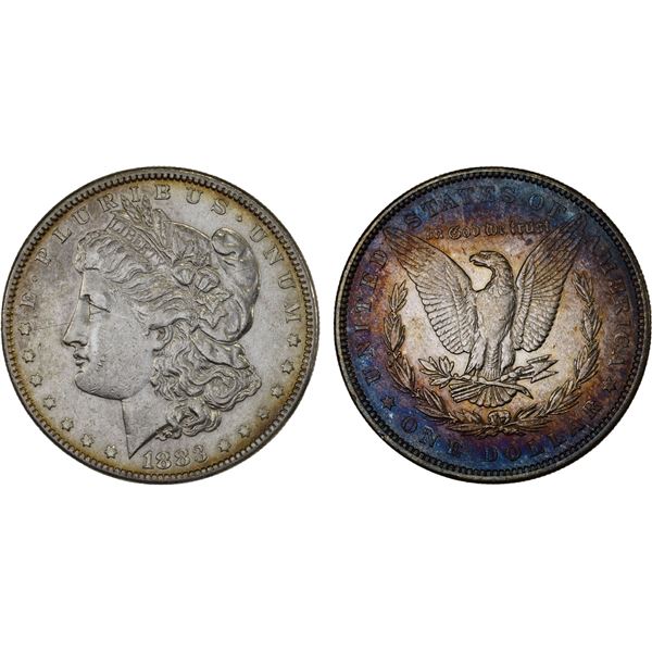 UNITED STATES: AR dollar (26.73g), 1883, XF