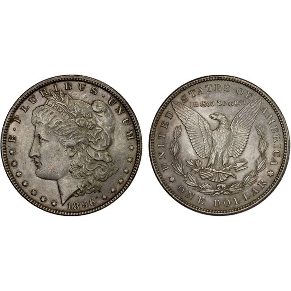 UNITED STATES: AR dollar, 1896, AU