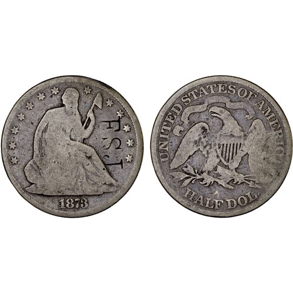 UNITED STATES: AR 50 cents, Fine