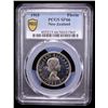 Image 2 : NEW ZEALAND: Elizabeth II, 1952-2022, 1 florin, 1965, PCGS Specimen 66