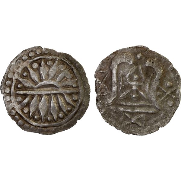 BURMA: KINGDOMS: Beikthano, AR unit (9.05g), 9th-10th century, VF