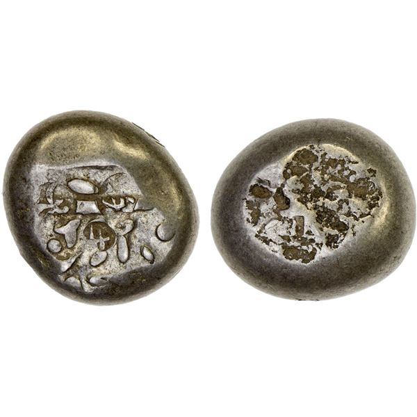 JAPAN: Bunsei, 1818-1830, AR mameita-gin (5.11g), VF