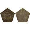 Image 1 : NETHERLANDS EAST INDIES: Plantation Tokens, brass 1 dollar reis, 1890, Choice VF