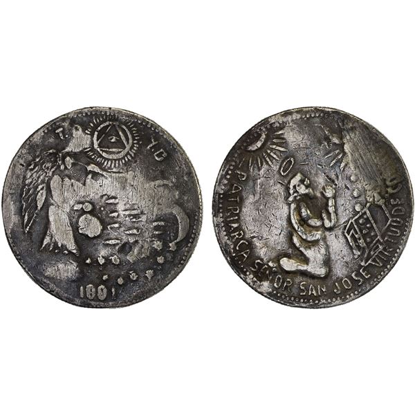 PHILIPPINES: AR 'anting-anting' medal (33.54g), F-VF