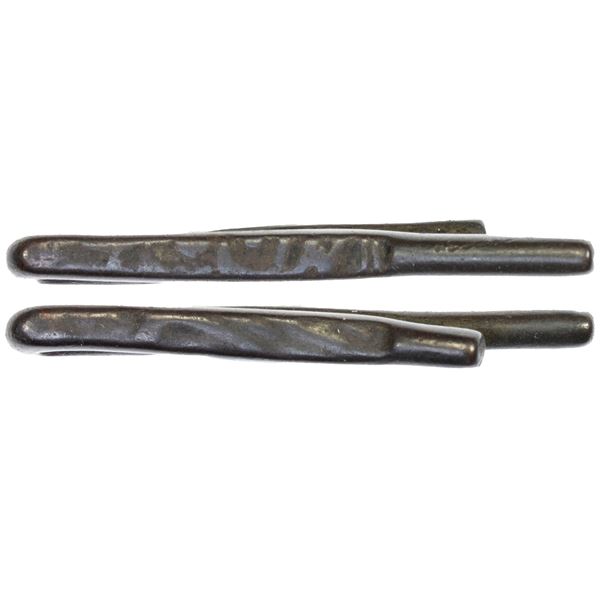 SAUDI ARABIA: Ottoman Era, BI tawilah (larin) (3.45g), ca. 18th century, VG-F