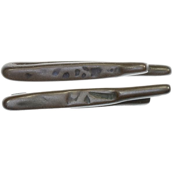 SAUDI ARABIA: Ottoman Era, BI tawilah (larin) (3.13g), ca. 18th century, VG