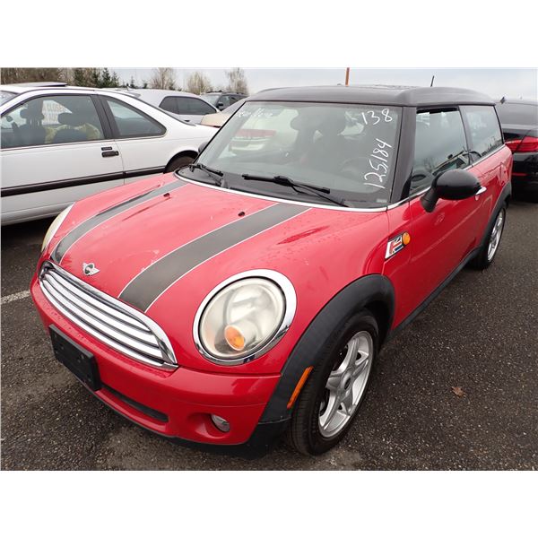 2009 Mini Cooper Clubman