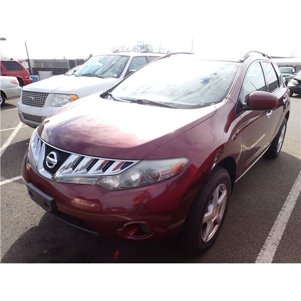 2009 Nissan Murano RUNS WITH MECHANICAL PROBLEMS