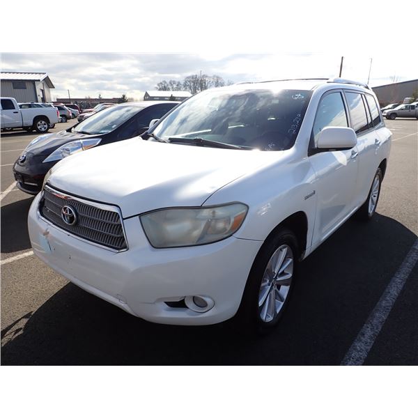 2008 Toyota Highlander Hybrid EV/Hybrid
