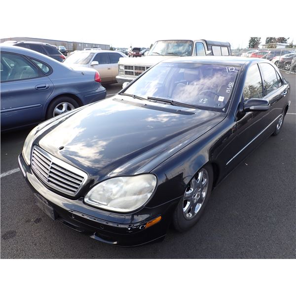 2001 Mercedes-Benz S500