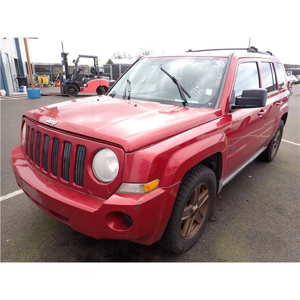 2009 Jeep Patriot RUNS WITH MECHANICAL PROBLEMS