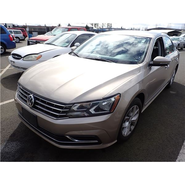 2017 Volkswagen Passat RUNS WITH MECHANICAL PROBLEMS