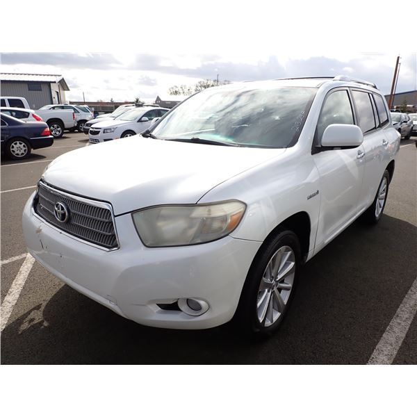 2008 Toyota Highlander Hybrid  EV/Hybrid