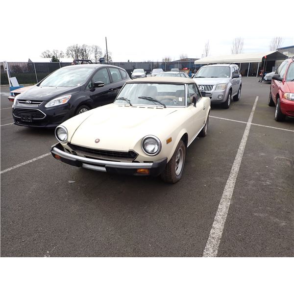 1982 Fiat 124 Spider