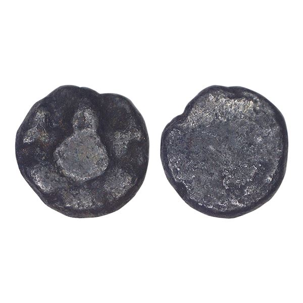 India, Magadha Janapada, Nanda Dynasty (c.345–321 BC), Silver Ardha Masaka – Extre