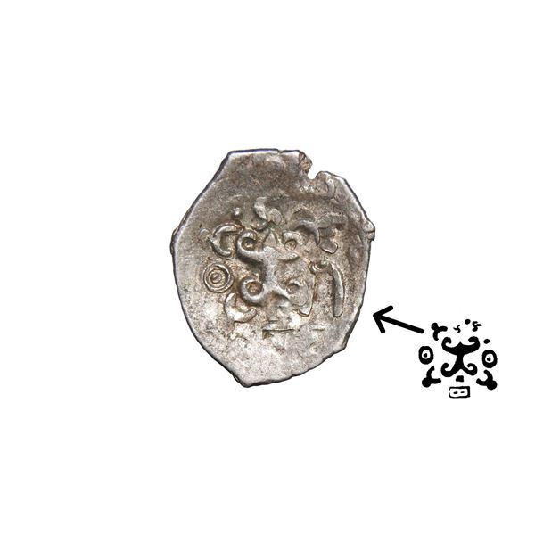 India, Saurashtra Janapada (c.450–300 BC), ¼ Silver Karshapana – Rare Type