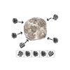 Image 1 : India, Kashi Janapada (c.500–400 BC), Heavy Silver Karshapana – Very Rare, ABBBC T