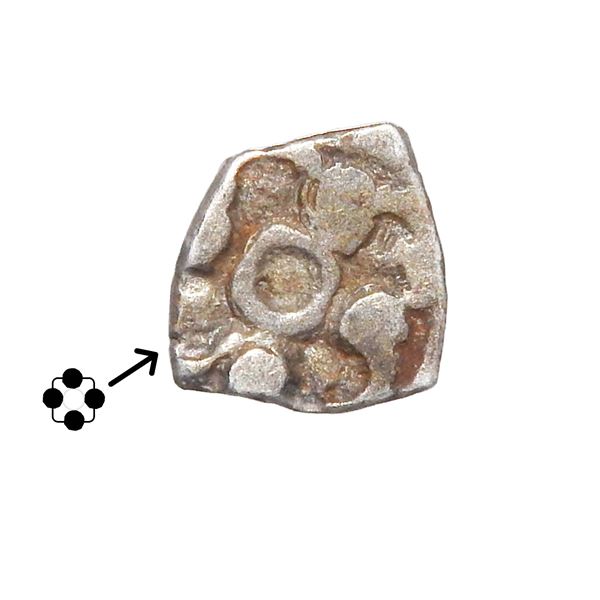 India, Panchala Janapadha (c.550–350 BC), Silver 1 Shana – Rare