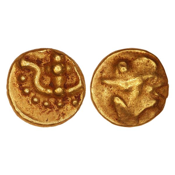 India, Shilaharas of Western Maharashtra Double Fanam (c.1100 CE) – Rare