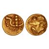 Image 1 : India, Shilaharas of Western Maharashtra Double Fanam (c.1100 CE) – Rare
