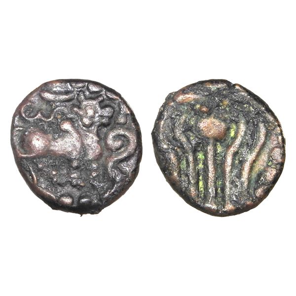 India, Pallavas of Sendamangalam (1221–1278 AD), Copper Kasu – Rare