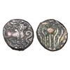 Image 1 : India, Pallavas of Sendamangalam (1221–1278 AD), Copper Kasu – Rare