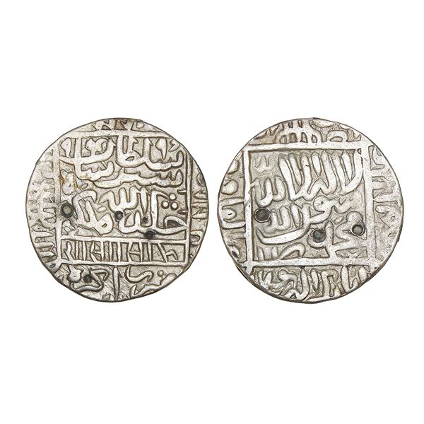 India, Delhi Sultanate, Sher Shah Suri (Agrah Mint, c.1538–1545 CE), Silver Rupee [x=#8211/