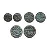 Image 1 : India, Mughal Empire, Akbar (Balapur Mint, c.1556–1605 CE), Copper Dam, 1/2 Dam & 1/4 Dam [