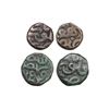 Image 1 : India, Mughal Empire, Akbar (Narnol Mint, c.1556–1605 CE), Copper Dam & 1/2 Dam – 