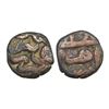Image 1 : India, Mughal Empire, Akbar (Lahore Mint, c.1556–1605 CE), Damri – Very Fine+, Ver