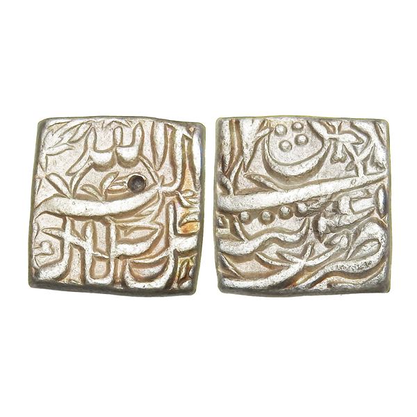 India, Mughal Empire, Akbar (Tatta Mint, c.1556–1605 CE), Silver Rupee, Illahi 41 [x=#8211/