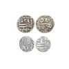 Image 1 : India, Mughal Empire, Aurangzeb (Junagadh Mint, c.1658–1707 CE), Silver Rupee & 1/2 Rupee [