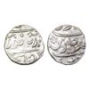 Image 1 : India, Maratha Confederacy, Kolhapur Chhatrapati (Desai Family) Silver Rupee 11.60 g – Very