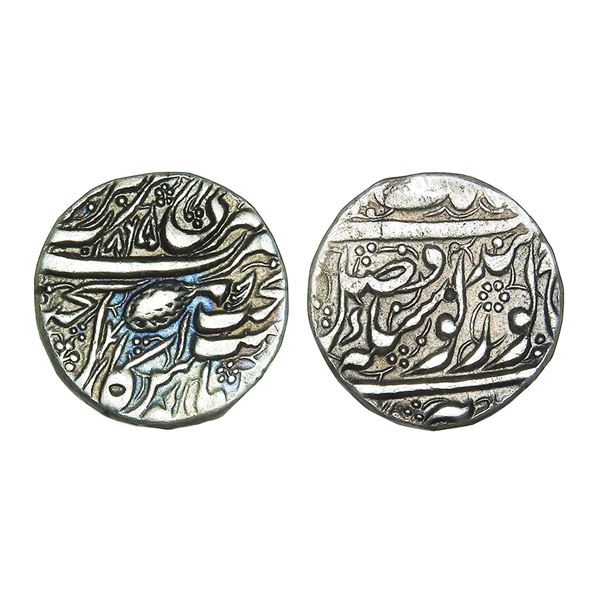 India, Sikh Empire, Ranjit Singh (c. 1799–1839 CE), Silver Rupee 11.10 g – Very Fi
