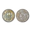 Image 1 : India, Hyderabad State Mir Usman Ali Khan Silver 2 Annas 1.40 g – Mint Condition, Very Scar