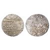 Image 1 : French India Shah Alam II Silver Rupee 11.60 g – Extra Fine+, Very Scarce