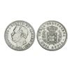 Image 1 : Portuguese India Louis I Silver ½ Meia Rupia 5.60 g – Very Fine+