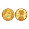 Image 1 : British India Victoria Queen 1862 Gold Mohur Calcutta Mint Pridmore#06 – Almost Uncirculate