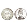 Image 1 : British India Victoria Empress Silver Rupee 1878 Calcutta Mint – Extra Fine, Very Scarce