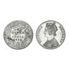 Image 1 : British India Victoria Empress Silver Rupee 1892 Calcutta Mint – Extra Fine+, Scarce