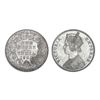 Image 1 : British India Victoria Empress Silver Rupee 1900 Calcutta Mint – Uncirculated, Scarce