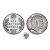 Image 1 : British India Edward VII Silver Rupee 1907 Bombay Mint – Extra Fine, Exceedingly Rare Varie