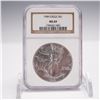 Image 1 : 1989 Silver Eagle Type 1 Dollar NGC Graded MS-69